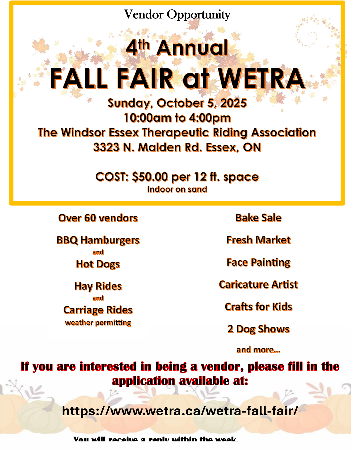 4th Annual Fall Fair